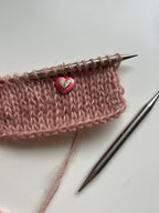 Pink and White Heart