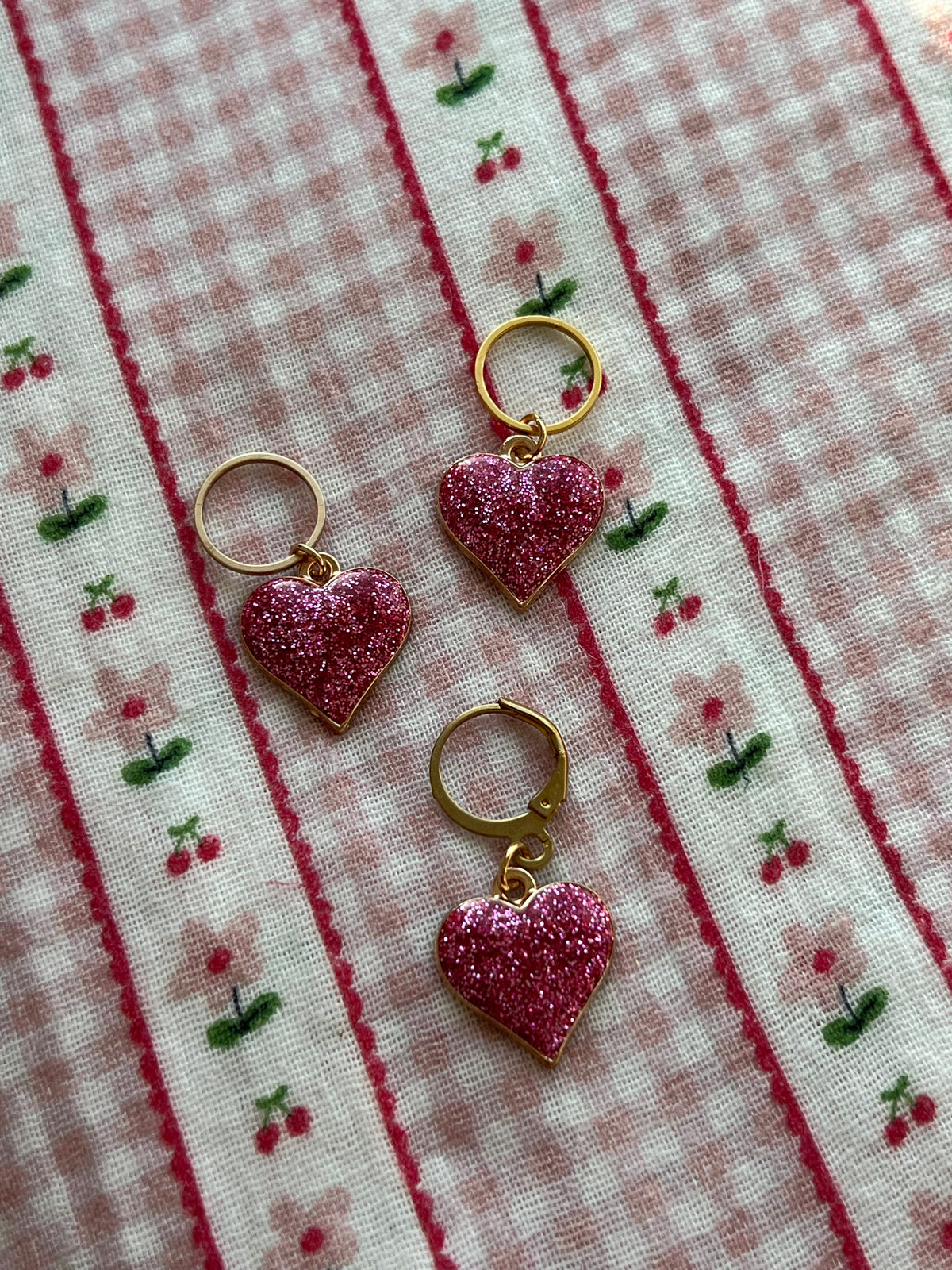 Pink Glitter Heart