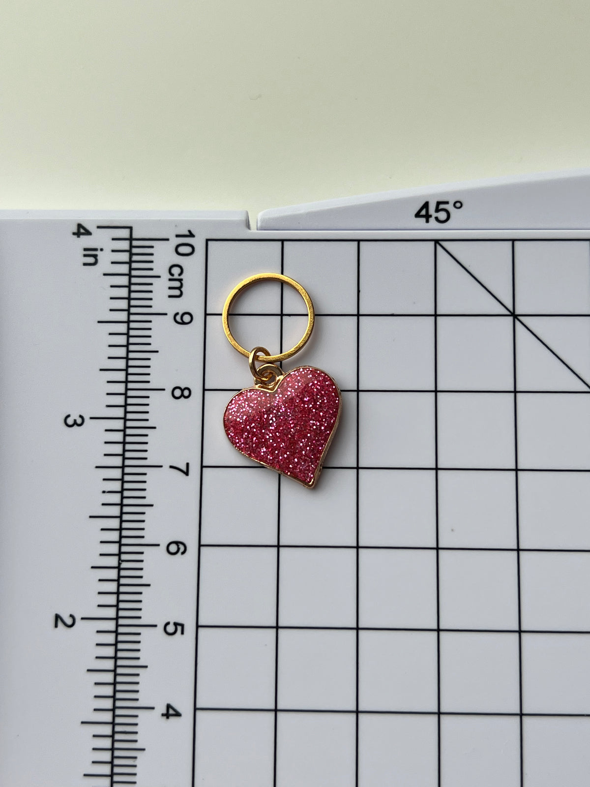 Pink Glitter Heart