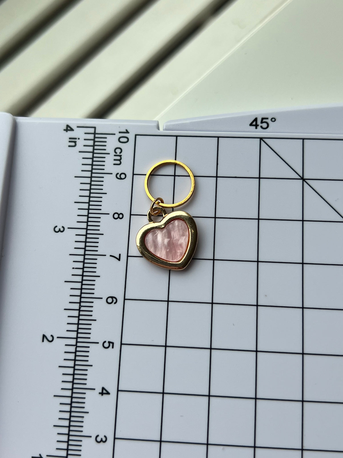 Pink and Gold Heart