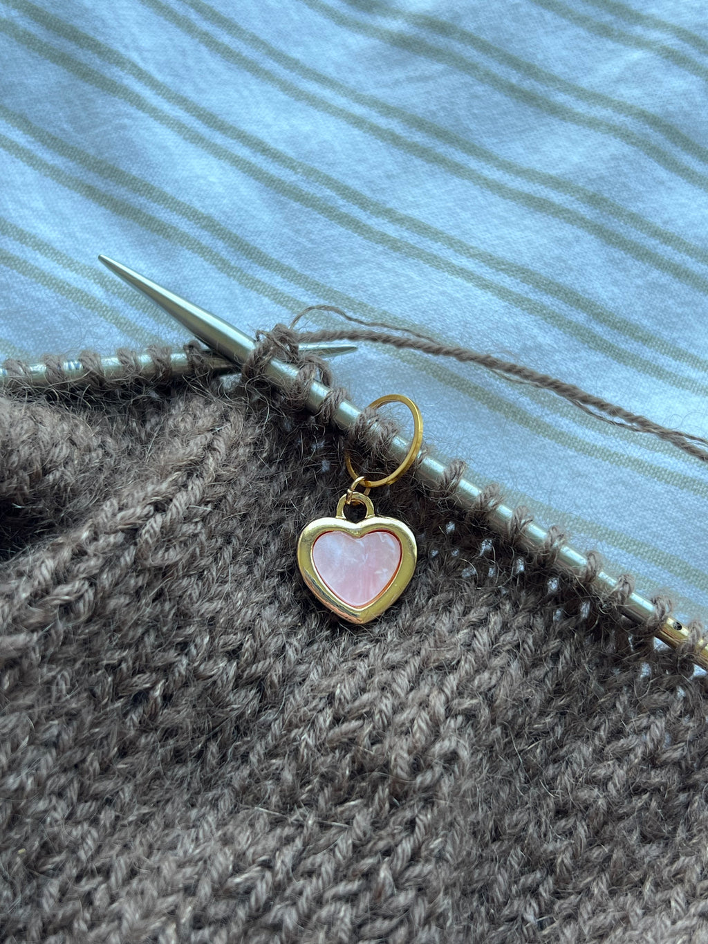 Pink and Gold Heart