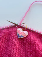 Pink Heart Pink Flowers