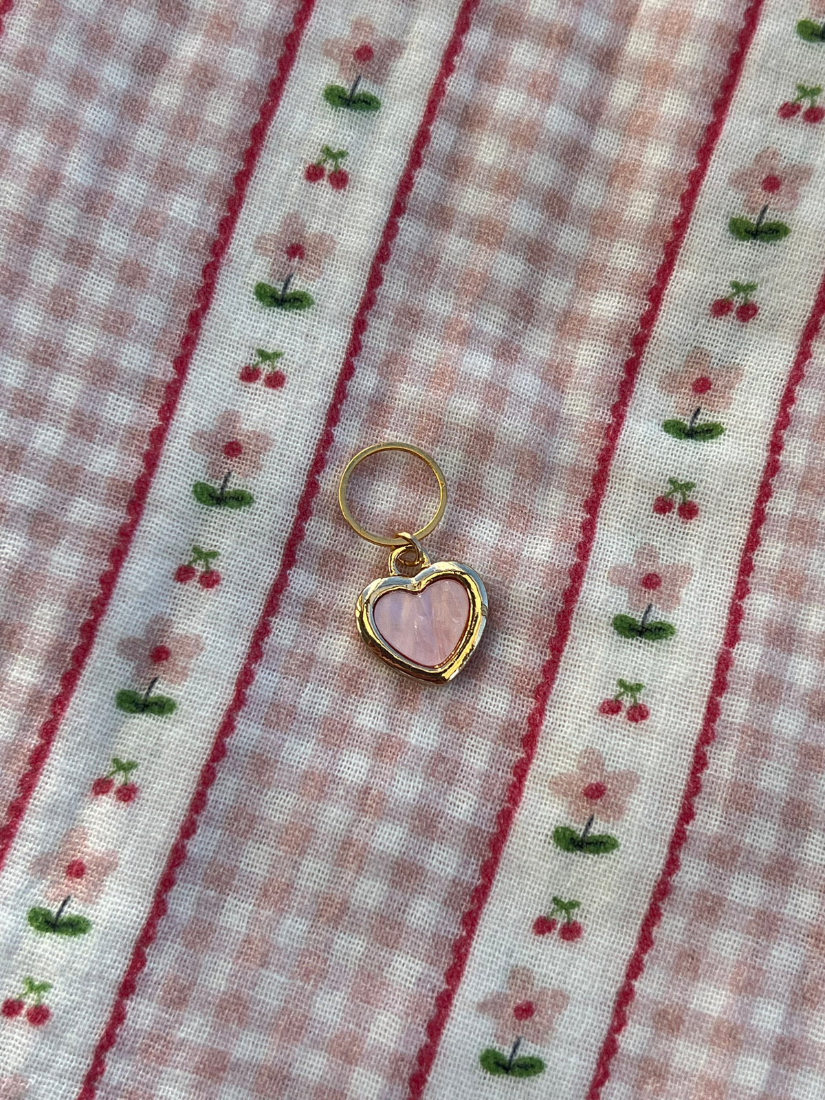 Golden Pink Heart