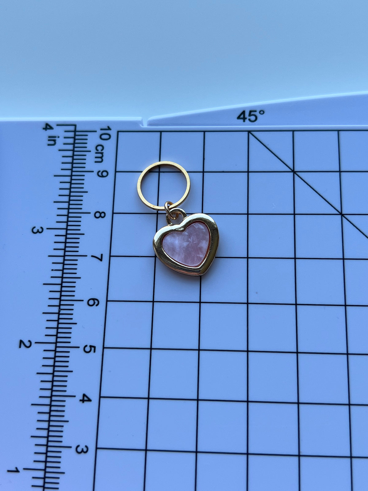 Golden Pink Heart